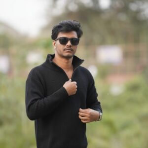 Short zipper long sleeve pullover Sweater T-2