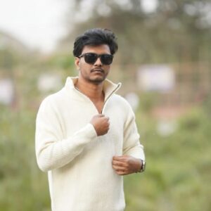 Short zipper long sleeve pullover Sweater T-5